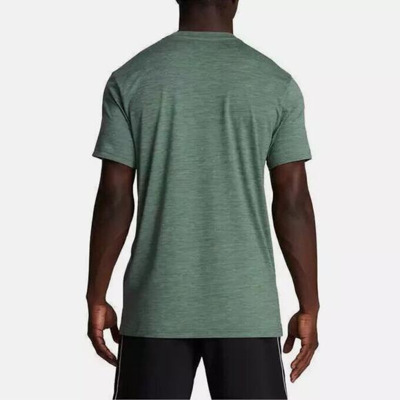 Puma T-Shirt Mens M Heather Green Lightweight Athleisure Minimalist Casual - Picture 2 of 7
